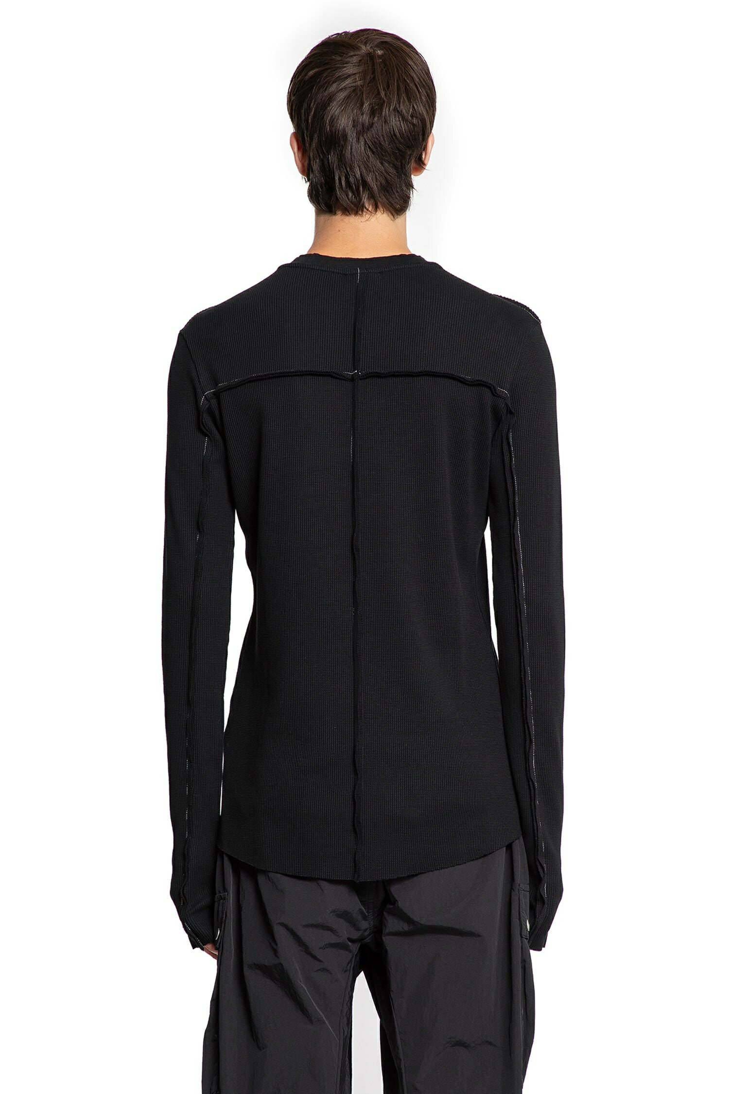 waffle jersey long sleeve t-shirt