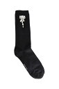 embellished carnation socks