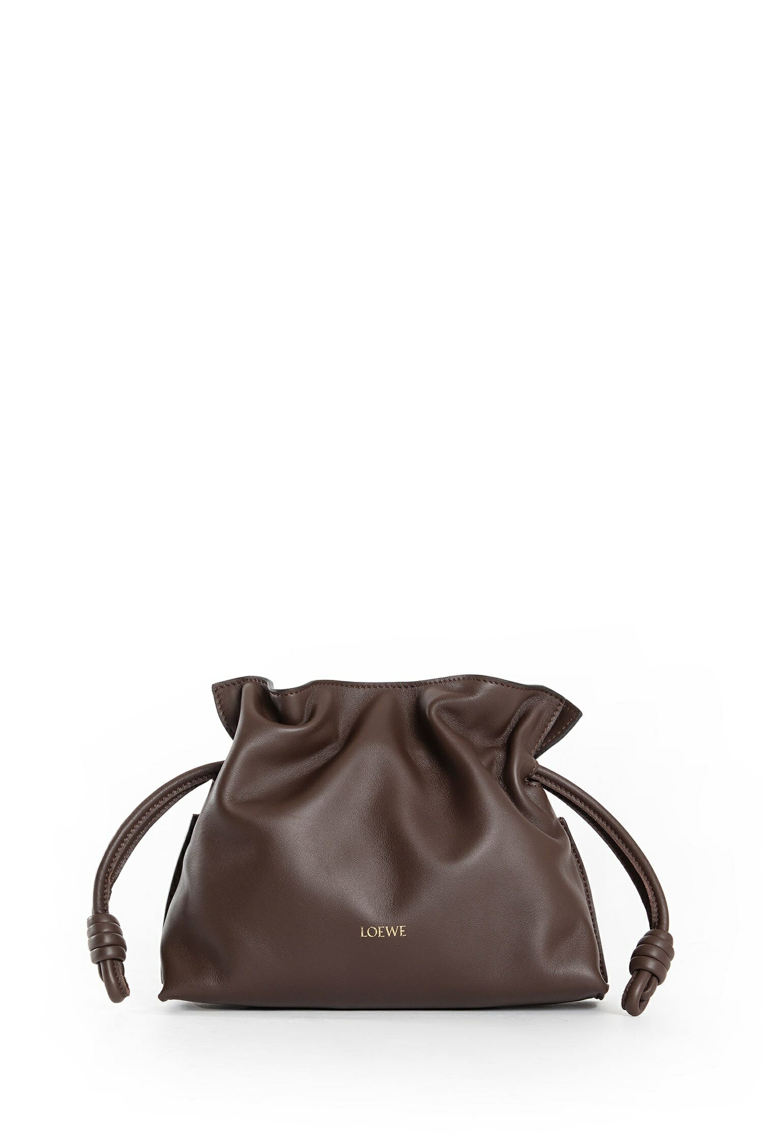 ロエベ　ナッパカーフスキンのミニフラメンコクラッチ