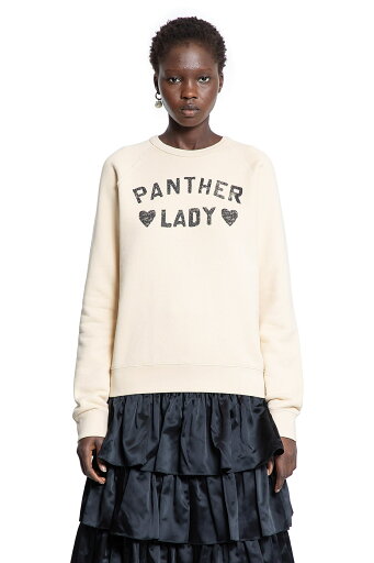 panther lady cotton sweatshirt panther lady cotton sweatshirt