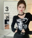 送料無料 長袖Tシャツ ダンス衣装 トップス 韓国 へそ出し カットソー レディース 韓国ファッション タンクトップ 長袖 ファッション ヒップホップ ショート...