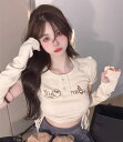送料無料 ダンス トップス 長袖Tシャツ ダンス衣装 トップス 韓国 へそ出し カットソー レディース 韓国ファッション 普段着 ファッション ヒップホップ シ...