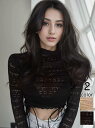送料無料 ダンス トップス レース長袖Tシャツ ダンス衣装 トップス 韓国 ハイネック へそ出し カットソー レディース 韓国ファッション 長袖 ヒップホップ ...