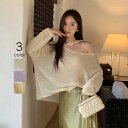 送料無料 トップス ゆったり 長袖 レディース シースルー カットソー 女性用 シンプル 春物 秋 おしゃれ 伸びる 上品 フェミニン 結婚式 二次会 オフィス...