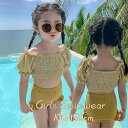 送料無料 New Arrival キッズ 水着 子供水着 女の子 女児 2点セット ビギニ セパレート ins 韓国 キッズみずぎ 温泉 ハワイ 旅行 海辺 子...