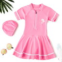 送料無料 水着 子供水着 ワンピース スイムウェア オールインワン スイミング ガールズ 女の子 子ども 子供 水着 プリンセス ベビー水着 女児 子供用 海水浴 温泉用 女子 ピンク みずぎ赤ちゃん 可愛いSNS 楽天海外通販