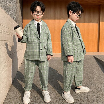 送料無料 子供スーツ ジャケット パンツスーツ 上下2点セット ゆったりサイズ 男の子 卒服 フォーマル 七五三 カジュアル 入園式 お呼ばれ 卒園式 卒業式 結婚式 発表会 上下セット 子供用 110 120 130 140 150 160 170cm 楽天海外通販
