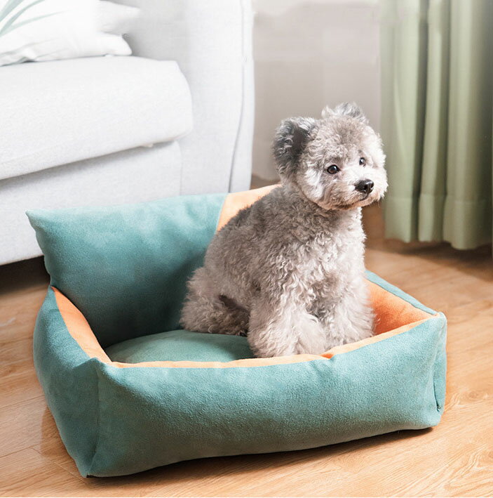 送料無料 ペットソファ 全2カラー 犬猫兼用 ペットベッド 犬 ベッド 小型 中型 大型犬用 モチー