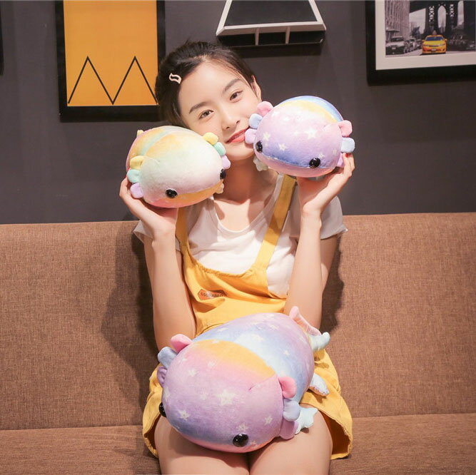 Rakuten - 送料無料 58cm ぬいぐるみ イモリ サンショウウオ アカハライモリ 抱き枕 インテリア 子供 おもちゃ 動物 可愛い かわいい 彼女に ふわふわで癒される 柔らか 心地いい プレゼント 楽天海外通販