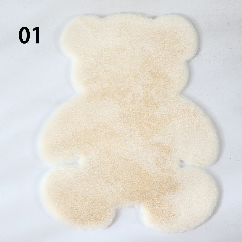送料無料 モフモフ 熊 クマ bear ベア 玄関マット ドアマット 足ふきマット 寝室 ...