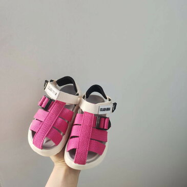送料無料【14.5〜16.5CM】キッズ 子供 スポーツサンダル サンダル ビーチサンダル マジクタイプ 女の子 男の子 シューズ 靴 子供靴 子供 キッズ 大人ぽい 超柔らか パープル グリーン ローズ 楽天海外直送