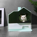 送料無料 猫 トイレ キャットトイレ ホウスタイプ house コッテージ コテージ ロッジ マット付き 散らかりにくいネコトイレ フルカバー 猫トイレ お掃除...