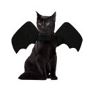 送料無料 ペットの服 ハロウィン Halloween コウモリ ベルなし マジクタイプ 着ぐるみ 可愛い 犬猫ハット ペット用コスプレ 着脱簡単 犬 猫 犬 キ...