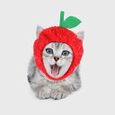 送料無料 ペット帽子 ハロウィン Halloween Apple アップル りんご 林檎 リンゴ 苹果 着ぐるみ 可愛い 犬猫ハット ペット用コスプレ 着脱簡単...
