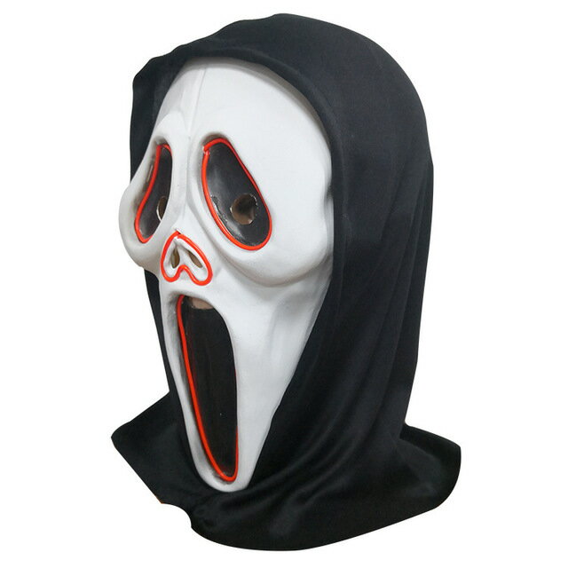 送料無料 HALLOWEEN ハロウィン コスプレ 怖いホラー光るスケルトンマスク ラテックス MASK 仮面 ヘッドギア ハロウィン衣装 仮装 パーティ ハロウィングッズ 変装 ハロウィンパーティーグッズ 学園祭 文化祭 楽天海外通販