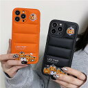 送料無料 iPhone13 ケース 互換品 カップル couple ダウンジャケットタイプ 寅 tiger タイガー 虎 トラ とら オレンジ orange ブラック luck 高級感 レンズカバー アイフォン11 12 iPhone 12pr…