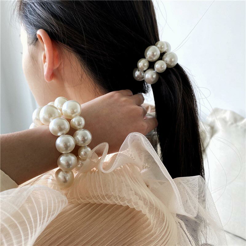 送料無料 パール ヘアゴム おしゃれ 大人 かわいい ヘアアクセサリー 上品 ポニーテール 髪留め 髪飾り キレイ リングゴム レディース カジュアル 女性 上品 お呼ばれ 披露宴 成人式 卒業式 入学式 おしゃれ シンプル アクセサリー人気 楽天海外通販