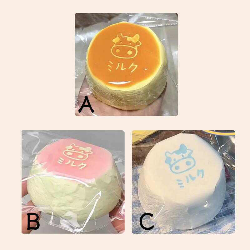 【送料無料】水感スクイーズ もちもち ミルクプリンセット ケーキおもちゃ ぷにぷに食べ物シリーズ リアルスイーツ 柔らかい ソフトシリコーン 癒し握る玩具 ストレス解消 暇つぶし 不安軽減 感覚おもちゃ 子供 大人 兼用 プレゼント かわいいデザイン 人気 楽天海外通販 marbeine-10025557 Marbeine サンプル画像3