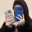 送料無料 iPhone13 ケース 互換品 カップル couple ダウンジャケットタイプ シルバー クレンブルー Klein blue シンプル 高級感 レンズカバー アイフォン11 12 iPhone 12promax XSMax Pro 13promax XS X XR 13Pro スマホケース カバー 耐衝撃 楽天海外通販