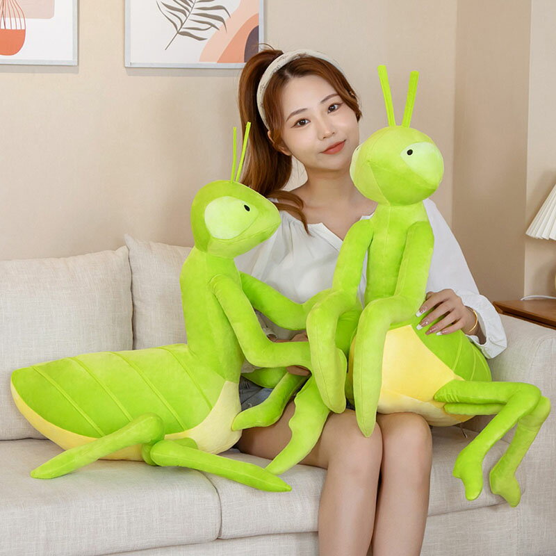 【70 35cm】送料無料 ぬいぐるみ カマキリ 蟷螂 Mantodea mantis 抱き枕 クッション インテリア 子供 おもちゃ 動物 可愛い 彼女に ふわふわで癒される 柔らか 心地いい プレゼント ギフト 楽天海外通販