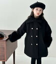 送料無料 ダッフルコート キッズ ブラック 子供服 女の子 男の子 暖かい 子供コート 防寒 ジャケット 秋 冬コート キッズコート キッズ服 ジュニア アウター カジュア 防寒 春秋 キッズ 可愛い 90 100 110 120 130 140 150cm 楽天海外通販