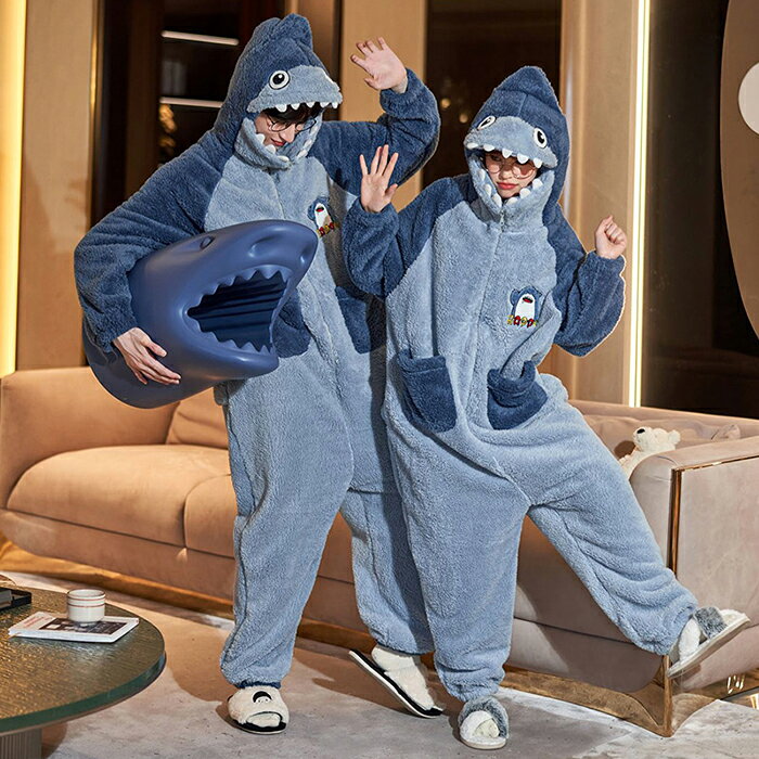 もこもこペアルームウェア パジャマ ワンピース...の紹介画像2
