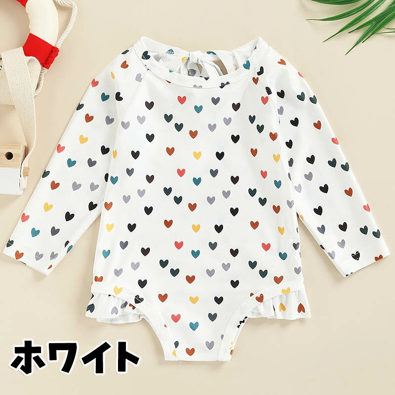 送料無料 New Arrival 子供水着 キッズ 子供 長袖 オールインワン 水着 ワンピース...