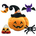 送料無料 ぬいぐるみ カボチャ5点セット ハロウィン Halloween ジャックオランタン コウモリ スパイダー 月 おにぎり 南瓜 抱き枕 35*25*25...