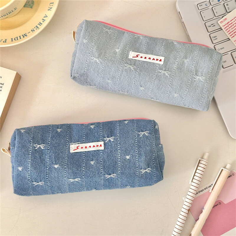 送料無料 ペンケース 大容量 筆入れ ペン収納 韓国ファション コスメポーチ 小物入れ 小学生 中学生 高..