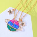 送料無料 ネックレス ペアネックレス ハート 星 スター キラキラ 可愛い 人気 オシャレ 友だち 友情 プレゼント 誕生日 記念日 クリスマス お出かけ おしゃれ ins 楽天海外通販(4)