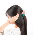 送料無料 2個組 2点セット ヘアクリップ 大きめ 花 チューリップ バレッタ シンプル バンスクリップ 髪どめ ins かわいい まとめ髪 ヘアアクセサリー ...