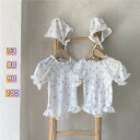 送料無料 New Arrival 子供水着 赤ちゃんの水着 キャップ付き オールインワン ロンパース 小花 flower 半袖 子供服 女の子 ガールズ ジュニア ラッシュガード 水着 キッズ 子ども用 スクール水着 みずぎ 海 プール ベビー水着 66 73 80 90 100cm 楽天海外通販