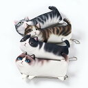 送料無料 ペンケース 猫柄 CAT ネコ 筆入れ ペン収納 韓国ファション コスメポーチ 小物入れ 小学生 中学生 高校生 収納ポーチ 軽量 文房具 かわいい ...