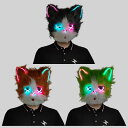 送料無料 LED 電池式 マスク ネコ 猫のかぶり物 ハロウィン MASK お面 立体 コスプレ 仮装 仮面 被り物 コスチューム お面 イベント ダンス 余興 発表会 舞台 クリスマス ハロウィンパーティーグッズ 学園祭 文化祭 体育祭 可愛い 楽天海外通販