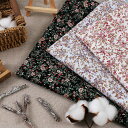 送料無料 生地 布 手芸 裁縫 DIY 小花 花柄 おしゃれ ハンドメイド 綿100% 手作りDIY生地 春夏のワンピース、シャツ、キャミソールの素材 お洋服 小物づくり カーテン 大人服?子供服向け 幅260cm 1.8m 楽天海外通販