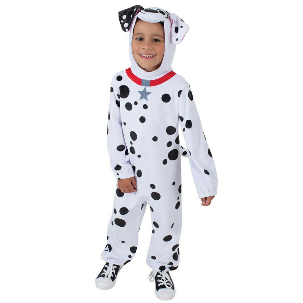 送料無料 子供ハロウィン衣装 ダルメシアン ワンチャン 犬 dog キッズ コスプレ ワ...