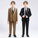 送料無料 子供服 フォーマルスーツ 男の子 6点セット ジュニア キッズ フォーマル 男の子 ベビー 赤ちゃん 子供スーツ フォーマルスーツ 入園式 4 5点セット イギリス風 上下セット ステージ 入学式 卒業式 七五三 初節句 発表会 お宮参り 90-170cm ベビー服 楽天海外通販