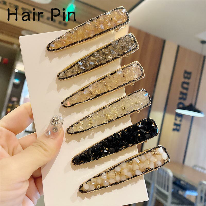 送料無料 ヘアピン パッチンどめ 同色2本セット ヘアアクセサリー ラインストーン レディース キラキラ ヘアクリップ 大きめ 大人カジュアル おしゃれ かわい...