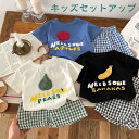 【送料無料】ベビー服 子供服 セットアップ 夏服 ベビー キッズ 上下セット Tシャツ ショートパンツ 子供 赤ちゃん 男の子 女の子 春服 秋服 春 夏 秋 半袖 綿 100% おしゃれ かわいい ルームウェア 韓国ベビー服 出産祝い プレゼント 入園 保育園 幼稚園 楽天海外通販