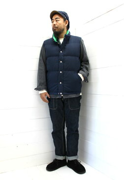 CRESCENT DOWN WORKS (クレセントダウンワークス) イタリアン ダウンベスト ITALIAN VEST60/40×STREAKFREE メンズ / ダウン フェザー / 60/40クロス / ナイロン / 2017秋冬 / アメリカ製