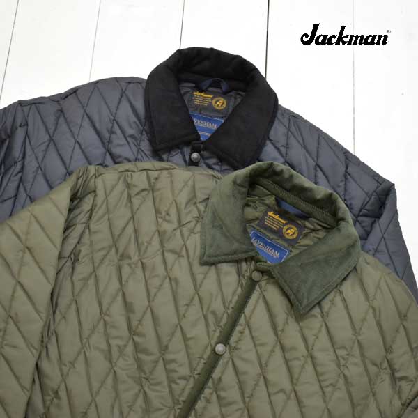 Jackman (ジャックマン) ベースボール レイドン ジャケット BB Raydon -JACKMAN×Lavenham-JM8390LV アウター 防寒 中綿 コート メンズ ビジネス カジュアル イギリス製 送料無料 正規取扱店