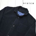 nisica (ニシカ) 2WAY ジャケット -ウール ネイビー-メンズ レディース アウター 長袖 ウールジャケット カバーオール 送料無料 日本製 正規取...