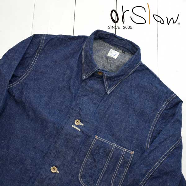 orslow (オアスロウ) カバーオール 1940’S COVERALL -ONE WASH-01-6150-81 メンズ レディース デニム 日本製 正規取扱店（楽天・MARBLE WEB SHOP）