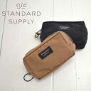 STANDARD SUPPLY(スタンダードサプライ)シンプルシティ スクエアー ポーチ S SIMPLICITY / SQUARE POUCH S メンズ レディース ポーチ バッグインバッグ コットン ナイロン シンプル 64クロス ロクヨンクロス 大人 ベーシック 日本製