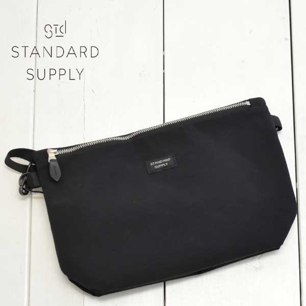 STANDARD SUPPLY(スタンダードサプライ)シンプルシティ Wジップ ショルダーM SIMPLICITY / W ZIP SHOULDER M メンズ レディース ポーチ ミニショルダー コットン ナイロン シンプル 64クロス ロクヨンクロス 大人 ベーシック 日本製 送料無料