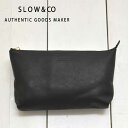 SLOW (スロウ)ルボーノ レザーポーチ M porch Msize 【rubono】300S17C メンズ レディース バッグ バッグインバッグ 本革 ブラ...