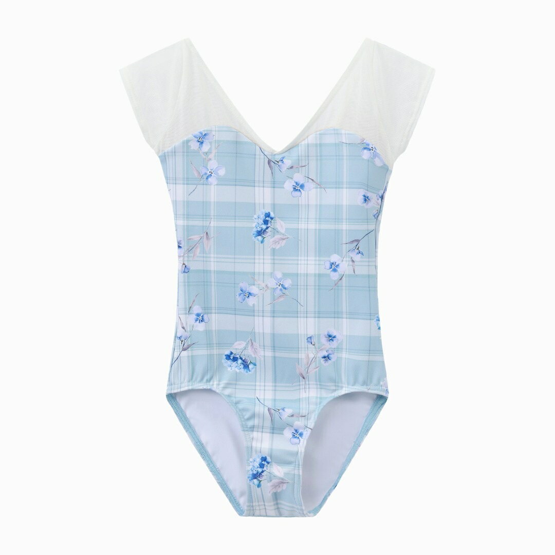 【　商品仕様　】 キッズスカート付きレオタード ポリエステル84％ポリウレタン16% 【お手入れについて】 必ずタグをご確認下さい。