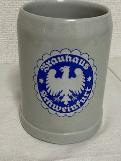 ビアカップ ドラフトビール 0.5L Brauhaus Schweinfurt Mug made in West Germany 【中古】
