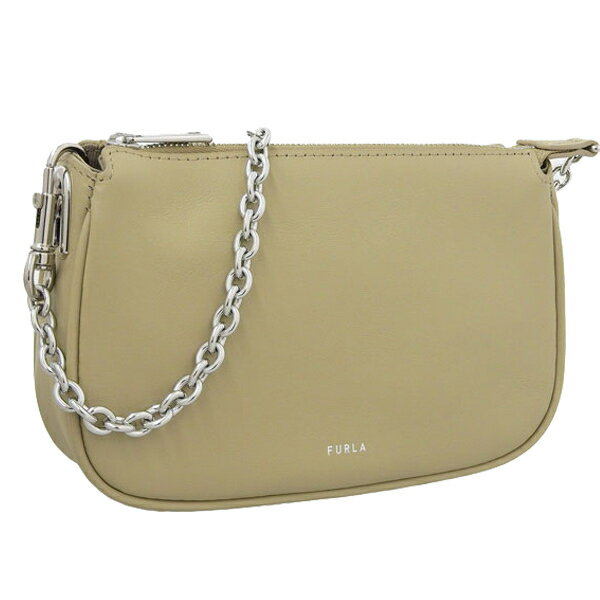 フルラ FURLA MOON MINI SHOULDER BAG W CHAIN ショルダーバッグ バッグ レザー JUTA ジュタ ベージュ系 レディース we00218ax0733jut00