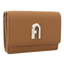 お買い物マラソン限定 当店全品エントリーでポイント10倍 フルラ FURLA FURLA MOON COMPACT WALLET TRIFOLD 三つ折り財布 財布 コニャックブラウン系 レディース wp00122ax073303b00